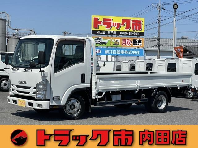 平成30年式いすゞエルフ2t標準ロング全低床6速MT・電格ミラー・ETC・ドラレコ・坂道発進・...