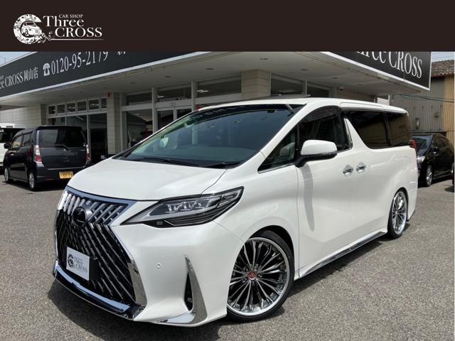 LMボディーキット・サンルーフ・21インチアルミ・車高調・社外ブレーキ・アルパインナビ・後席モ...